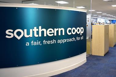 Southern Co-op reception sign