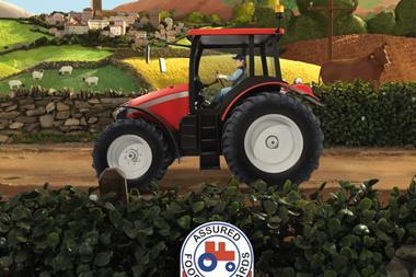 red tractor ad