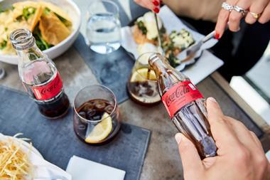 Coke Zero enjoyed in the hospitality trade