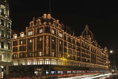 Harrods store front