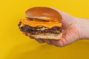 yellow burger