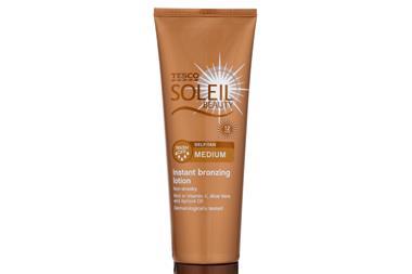 tesco solein instant wash off self tan