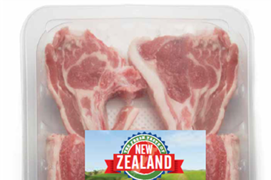 The Fresh Taste of New Zealand lamb, sold in Morrisons