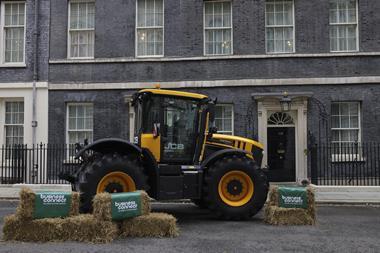 farm to fork summit 10 downing street farming politics tractor - Simon Dawson  No 10 Downing Street