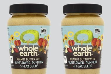 whole earth peanut butter