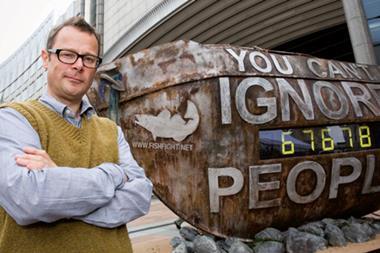 Hugh Fearney-Whittingstall fish campaign -you can't ignore people