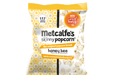 Metcalfes popcorn skinny new honey