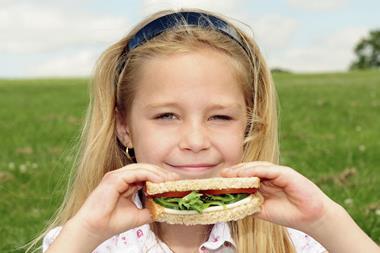child with sandwich