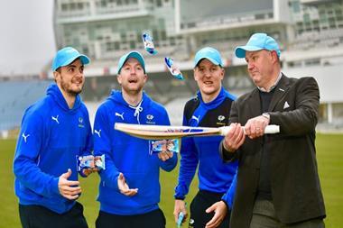 Yorkshire cricket team - maxibon sponsorship