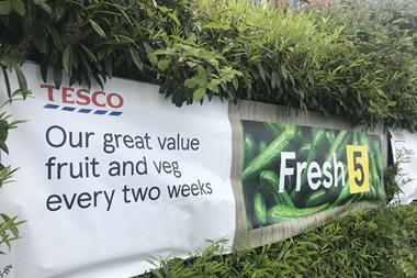 Tesco Fresh 5 banner
