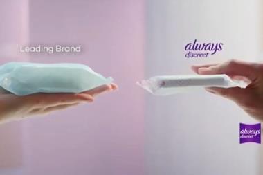 Always Discreet incontinence ad