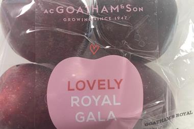 AC Goatham Royal Gala branded pack