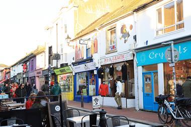 Parade of shops Alamy