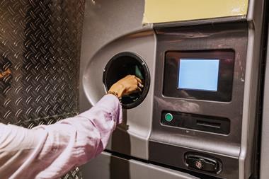DRS deposit return scheme recycle bottles GettyImages-1449874749