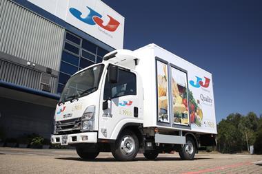 JJ Foodservice delivery vehicle