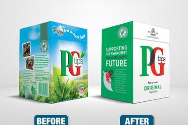PG Tips before and after