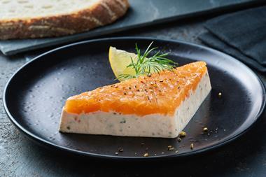 Smoked Salmon Terrine Triangle 2