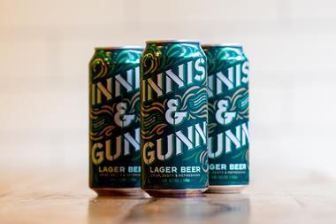 Innis & Gunn lager cans