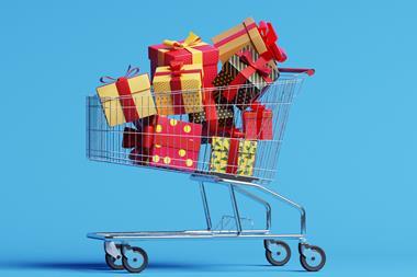 christmas shopping trolley (2)