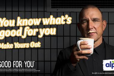 Vinnie Jones backs grabbing life by the oats, swapping his 2010 milk-stache for a mOAT-stache to celebrate the nation's love for plant-based