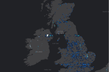 Flood risk map