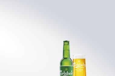 Carlsberg Pilsner Bottle & Glass