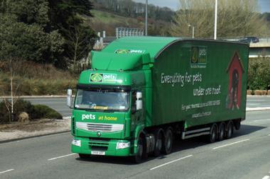 Pets at Home truck