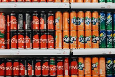 Coke coca cola fanta sprite soft drinks cans