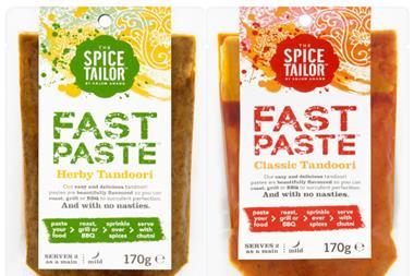 The Spice tailor fast paste kits