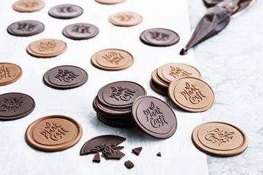 BCFM Applications Confectionery Tablets Coins Milk Dark Chocolate plant based dairy free stamp PLANT CRAFT COINS-369