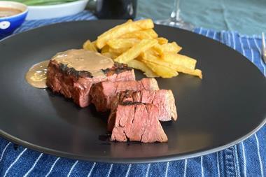 Adamo steak and fries