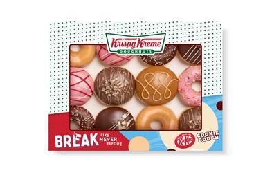 Krispy Kreme x KitKat doughnut selection box