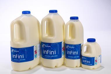 Infini milk bottles
