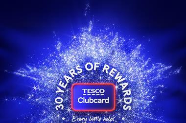 Tesco clubcard 30 yrs