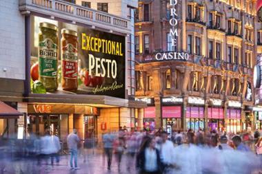 OOH Display at the Screen on Leicester Square