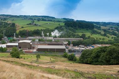 Carton recycling plant in Yorkshire