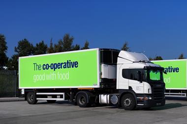 co-op food lorry