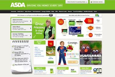 Asda website