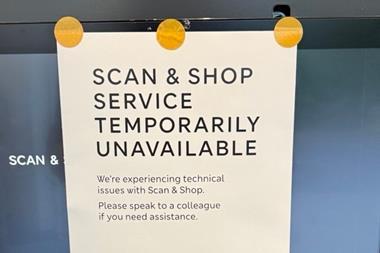 M&S scan and shop down