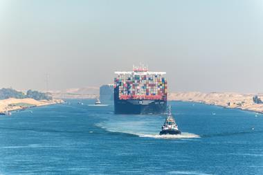 red sea conflict suez canal trade shipping imports