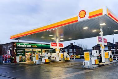 Morrisons branded petrol station