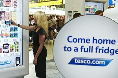 Tesco unveils Gatwick virtual store to tempt holidaymakers