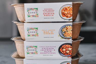 Boxed ready meals
