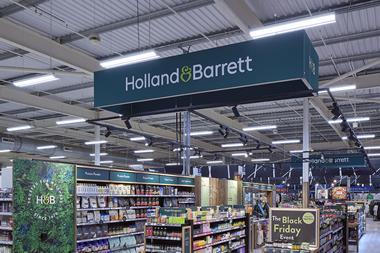 Holland & Barrett Tesco concessions