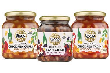 Biona jarred ready meals