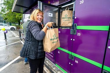 Morrisons trials click and collect lockers for online grocery orders
