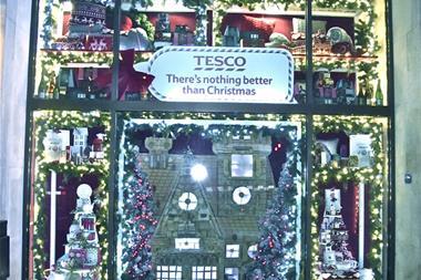 Tesco Regent Street Christmas window