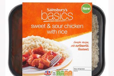 Sainsbury's Basics new packaging