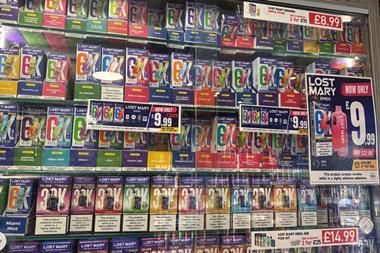 Vape store display