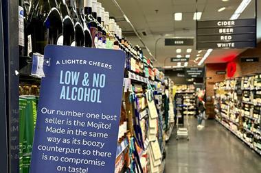 marks and spencer mands supermarket aisle shelf nonalcoholic lowandno low alcohol 0percent beer